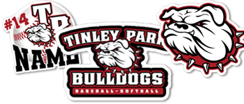 Tinley Park Bulldogs Stickers