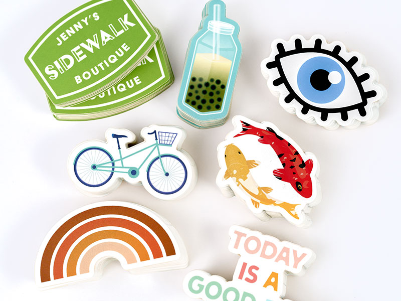 Custom Stickers - Free Shipping | Makestickers
