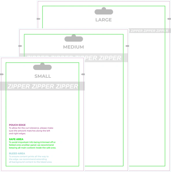 Pouch Print Templates