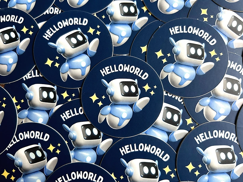 Geometric and 3D shape stickers