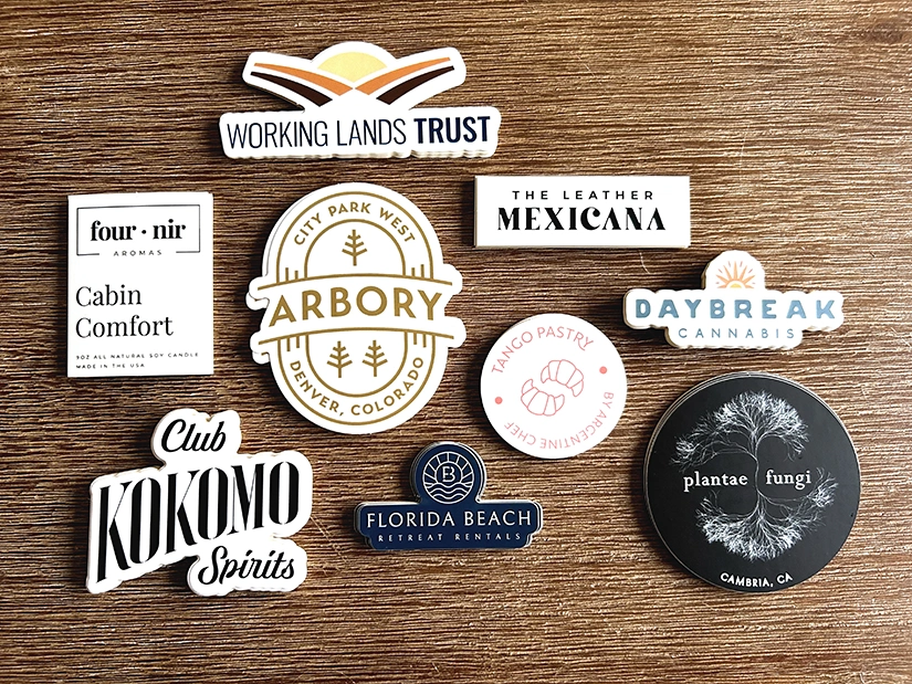 Nature Inspired Sticker Samples