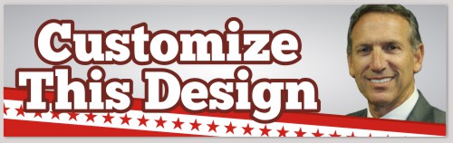 Template Bumper Sticker with Howard Schultz