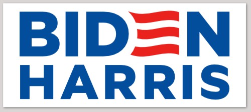 Template Biden Harris Presidential Election Bumper Sticker