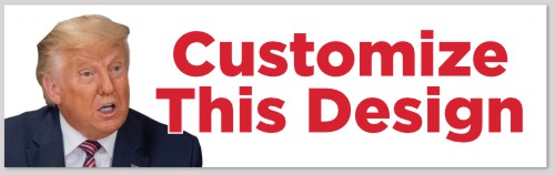 Donald Trump Bumper Sticker for President