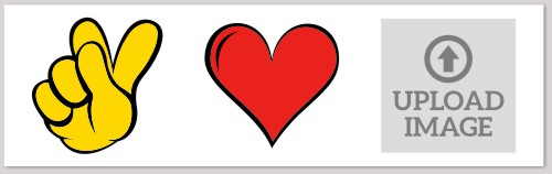 Template TemplateId: 11945 - peace photo logo heart upload love