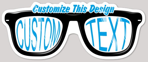 Template TemplateId: 13015 - die-cut die cut glasses hipster eyes vision trendy