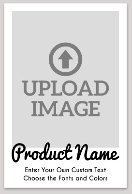 Template Rectangle Roll Label with Image and Text