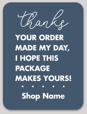 TemplateId: 13624 - thank you thanks order shop