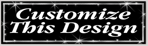 Template Blinged Out Bumper Sticker