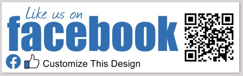 Template TemplateId: 10994 - social business promotion website advertising QR facebook code media