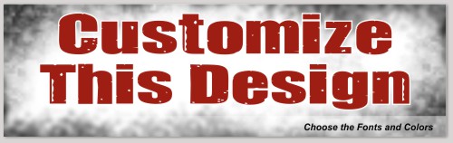 Template Bumper Sticker with Abstract Clouds