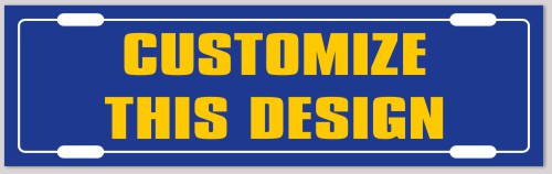 TemplateId: 8991 - car truck driving plate bold license
