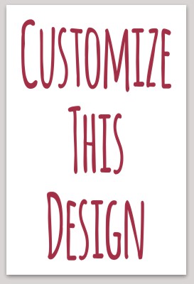 Template Vertical Rectangle Sticker with Just Text